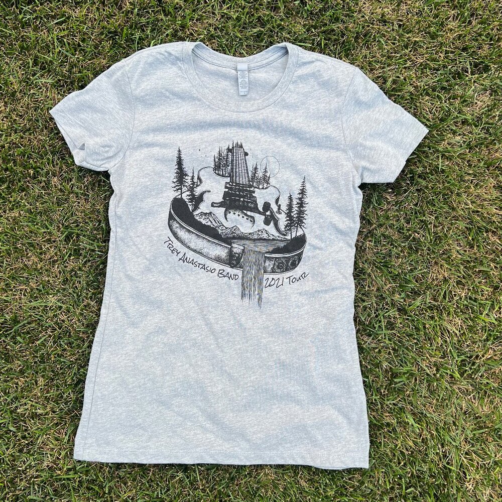 Trey Anastasio Band Waterfall 2021 Tour Tee, Women's Small